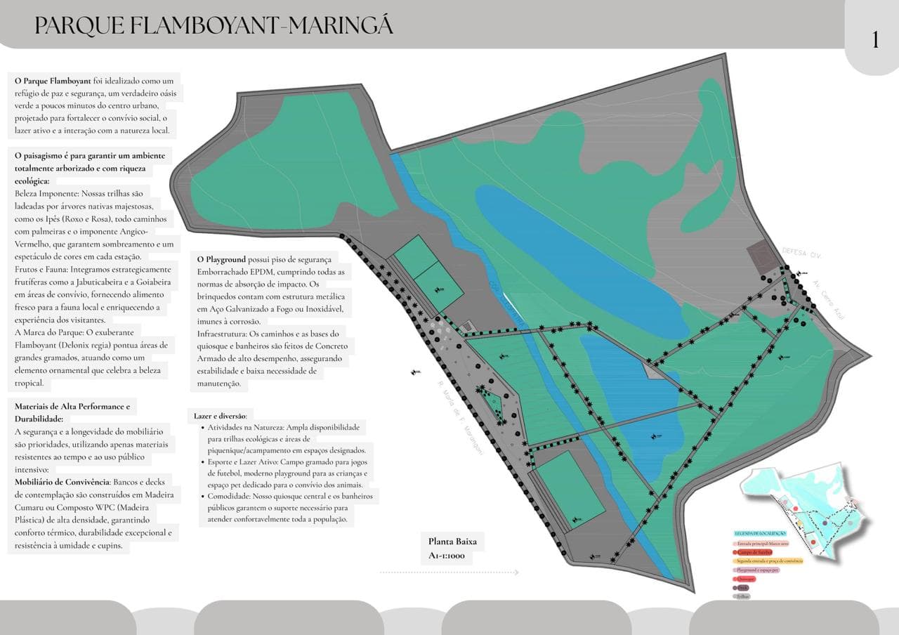 Parque Flamboyant — Maringá-PR